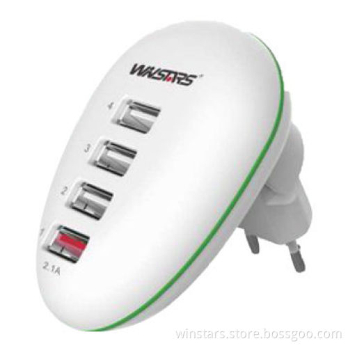Foldable USB Charging Station, Maximum Charging up to 2.1 Ampere/10.5W
